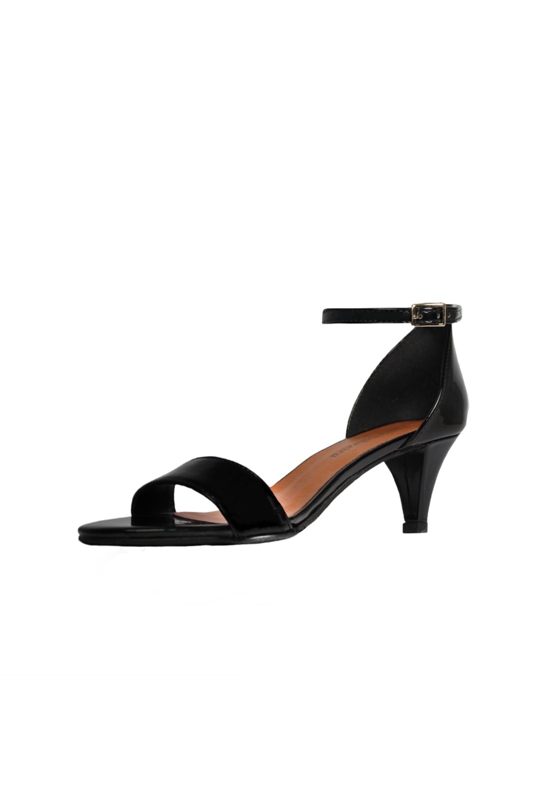 Imagem principal Sandália Salto Baixo Fino Luiza Sobreira Verniz Mod. 4065 Luiza Sobreira preto