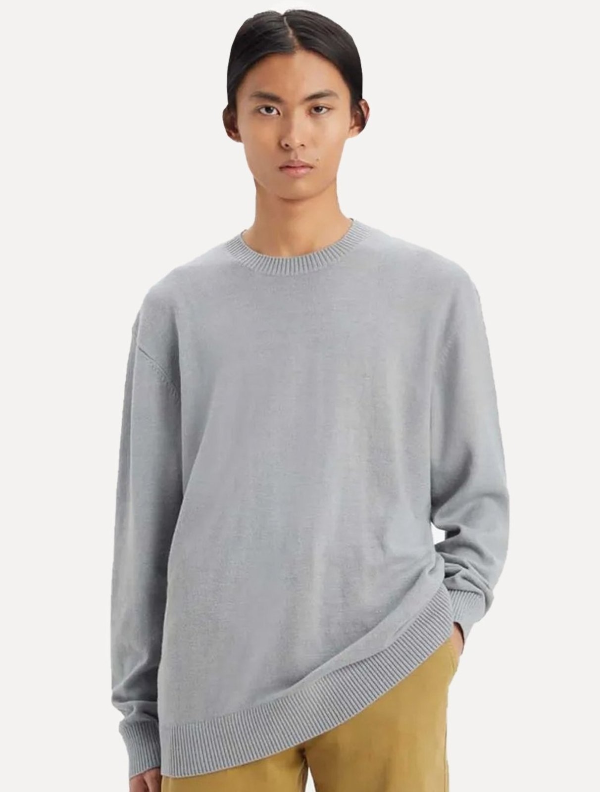 Imagem principal Suéter Levis Masculino Crewneck Red Tab Cinza édio Levis cinza red