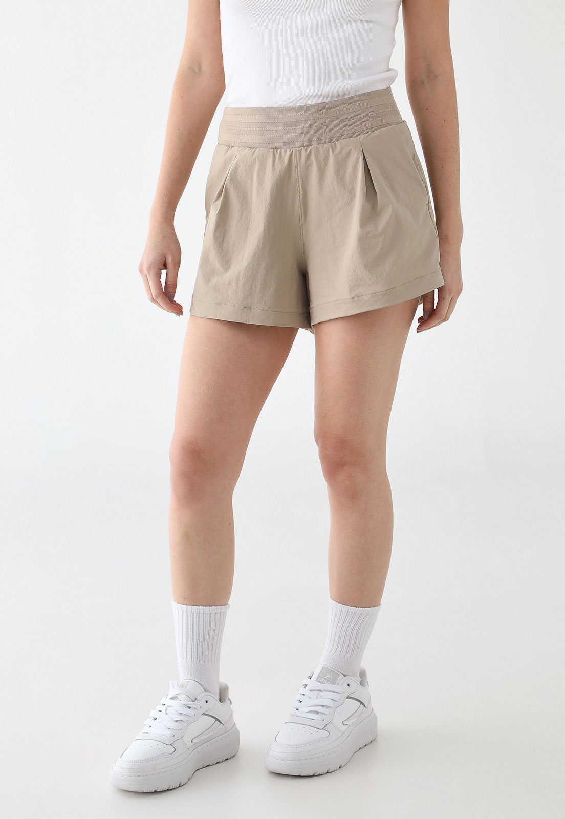 Imagem principal Shorts Feminino Fila Slim GT Fila bege