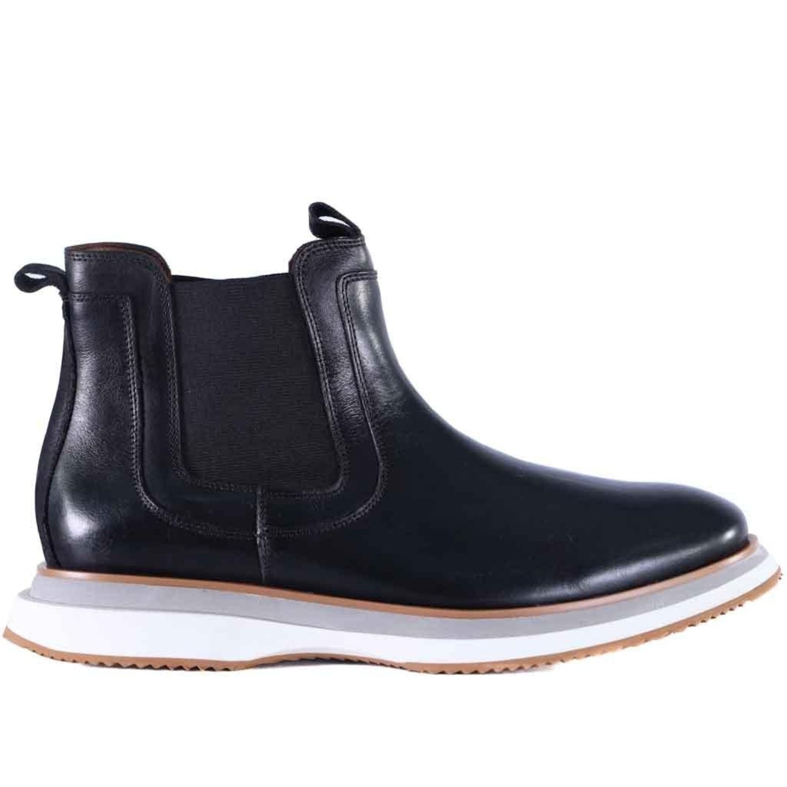 Imagem principal Bota Chelsea Masculina em Couro Zariff Lon022 Preto Zariff incolor