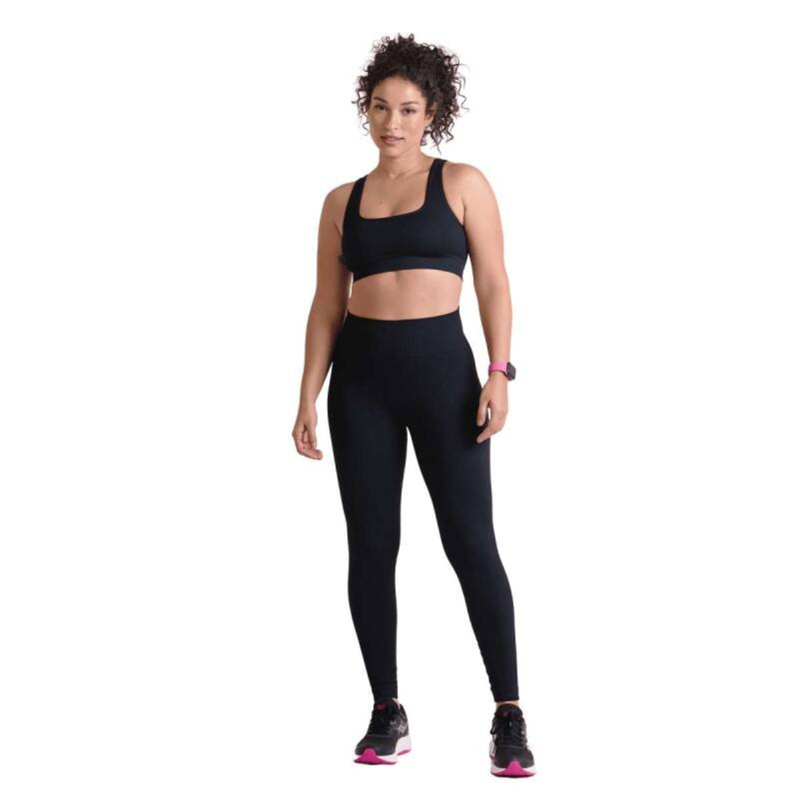 Imagem principal Calca Lupo Basic Canelada - Feminina - 9990 - preta Lupo preto