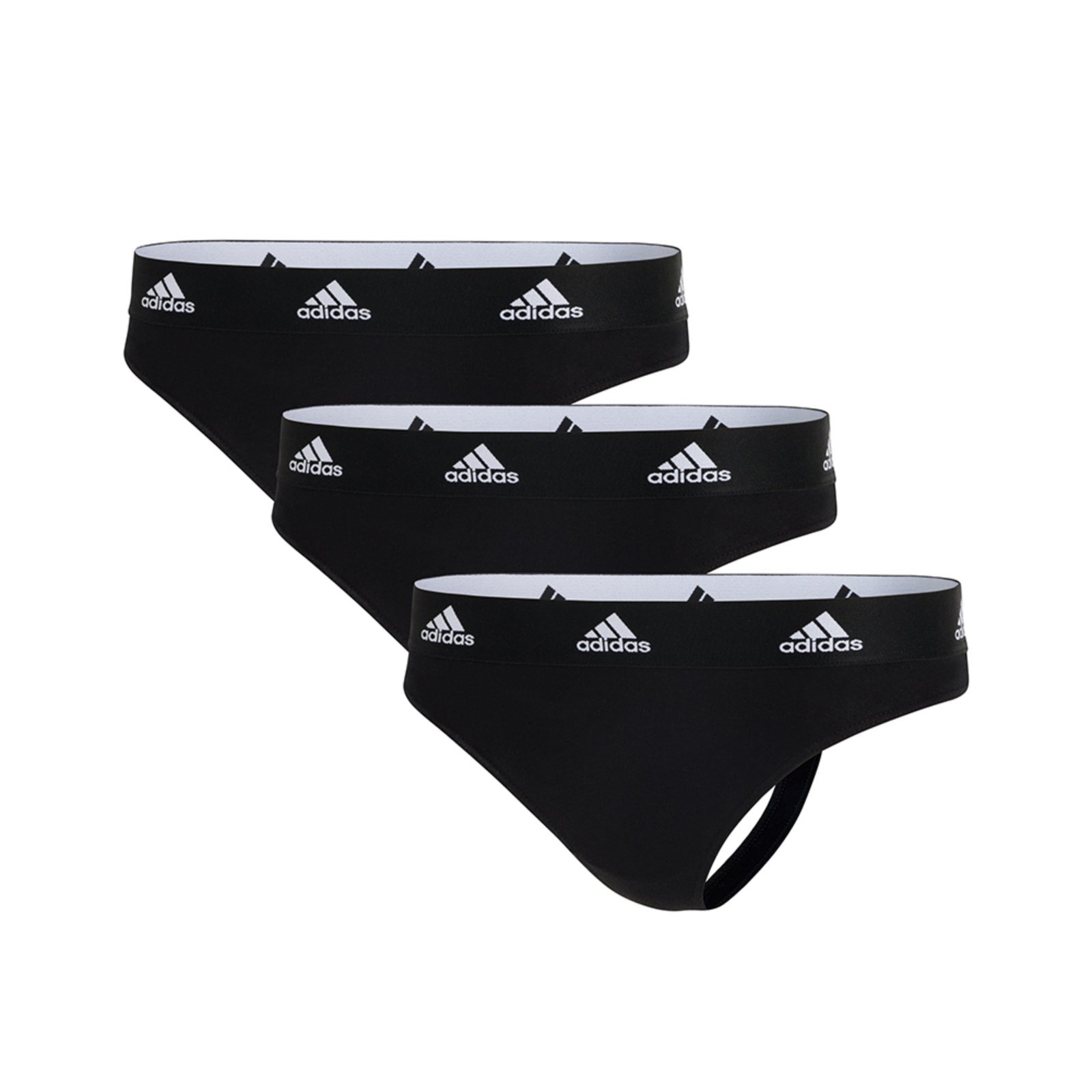 Imagem principal Kit com 3 Calcinhas Fio Dental adidas Underwear Adidas Underwear preto