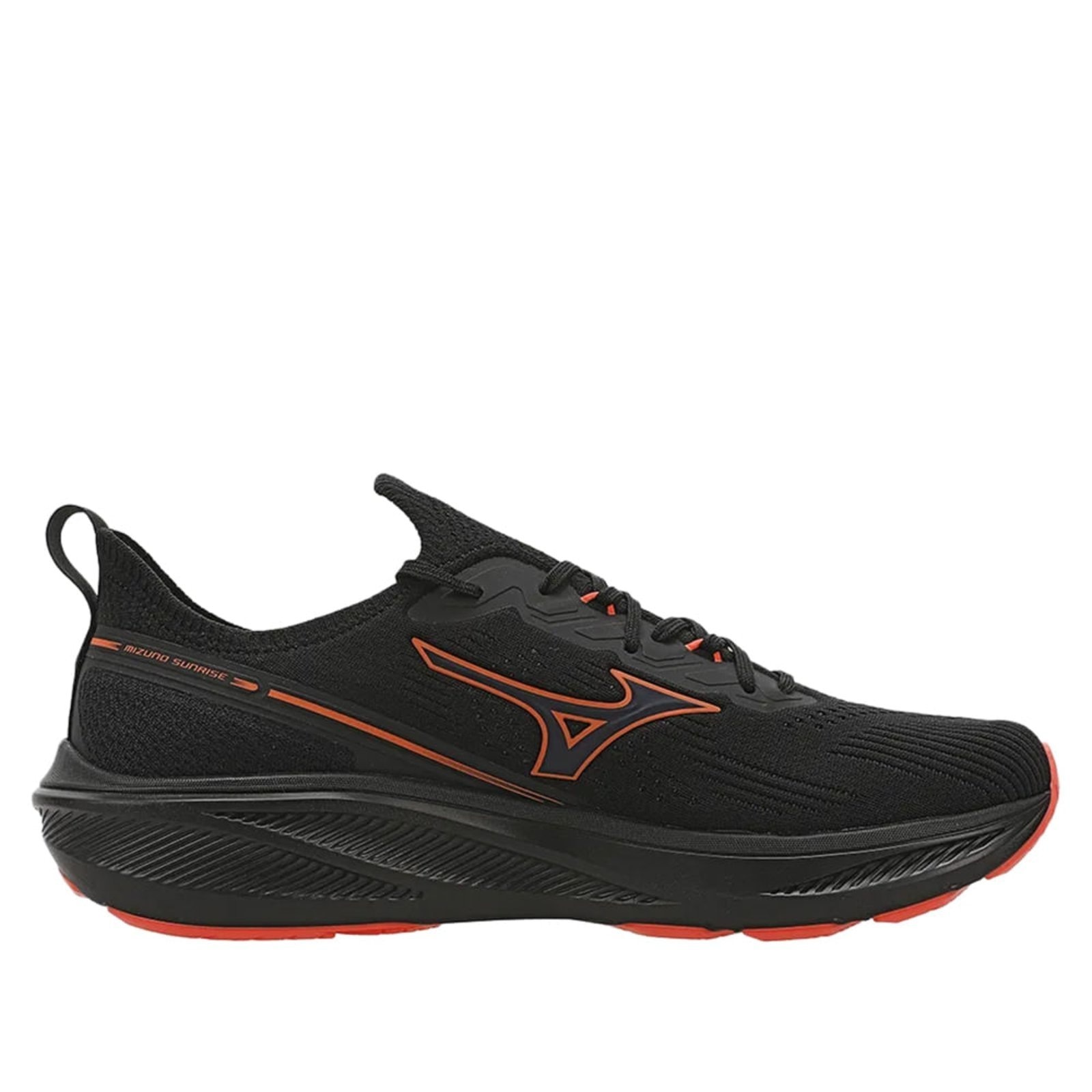 Imagem principal Tênis Masculino Mizuno Sunrise Knit Laranja Mizuno preto