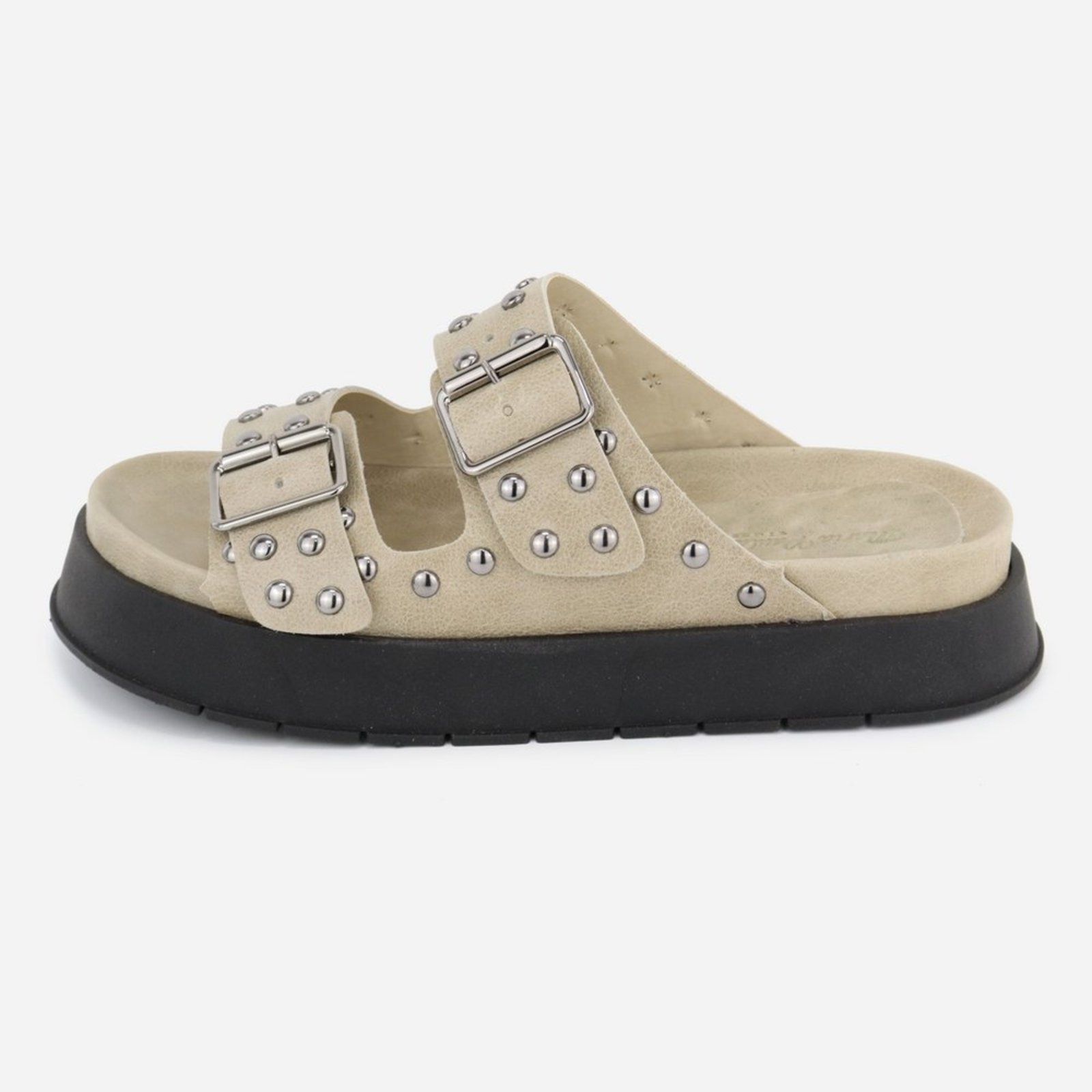 Imagem principal Sandália Off Grosso Salto Fácil Calce Maria Paula Couro White MARIA PAULA off-white white