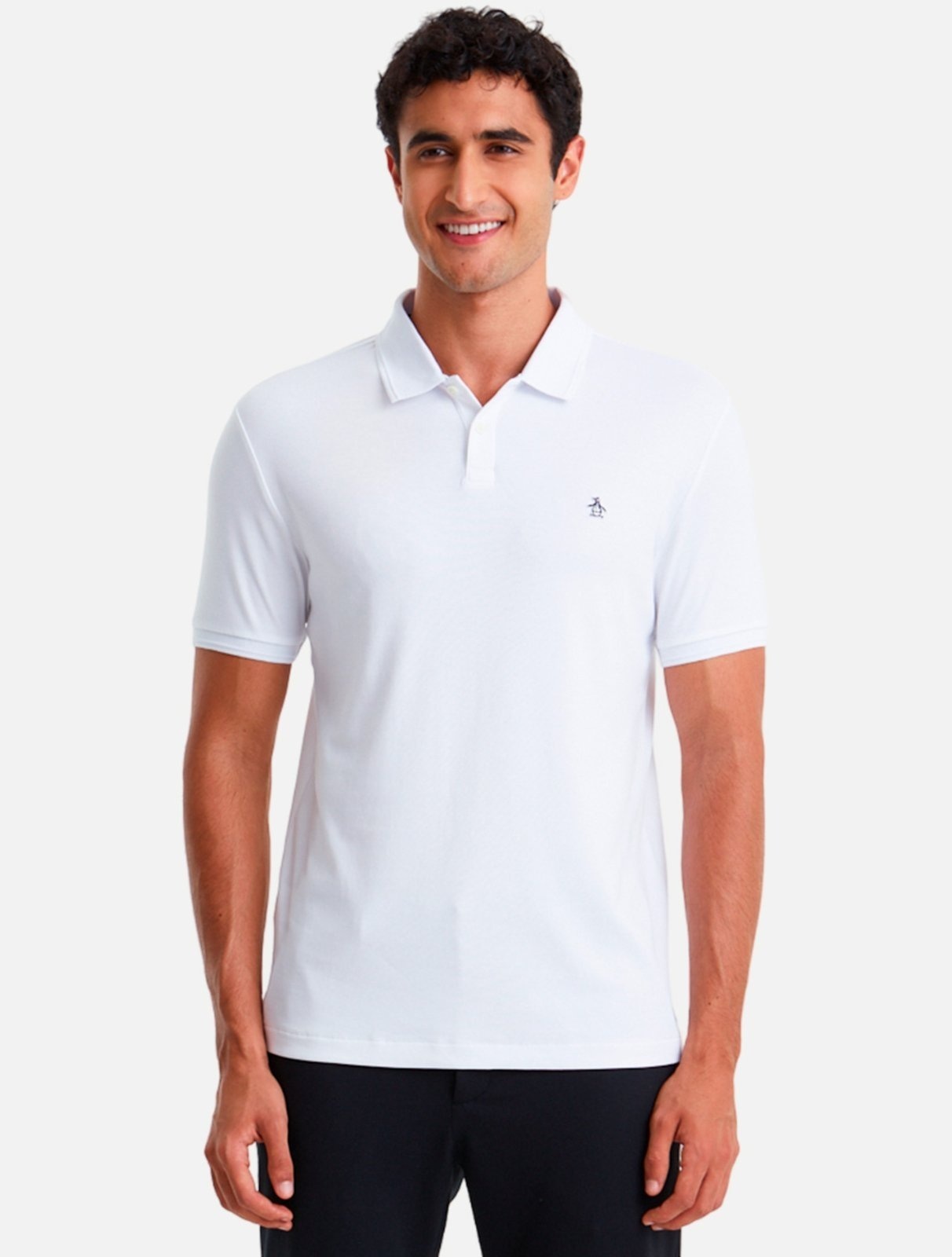 Imagem principal Polo Original Penguin Pima OPKB03000 Branca Penguin branco
