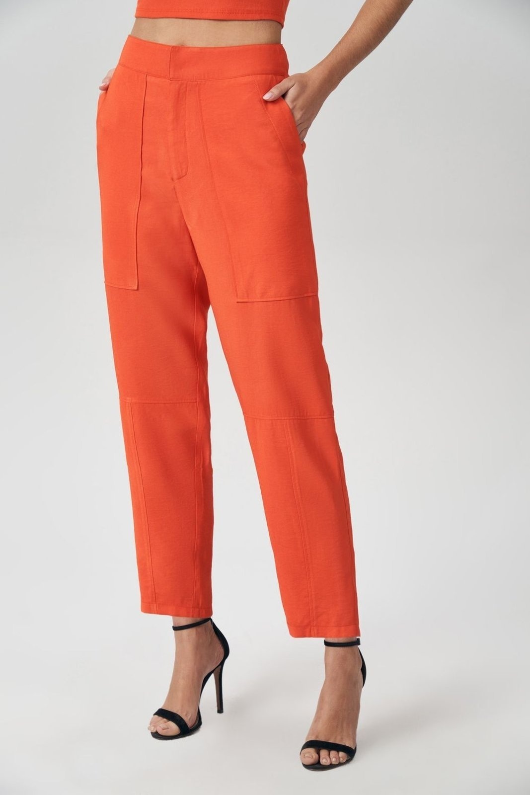 Imagem principal Calça Sarja Recorte Feminina Acostamento ACT FEMININO laranja