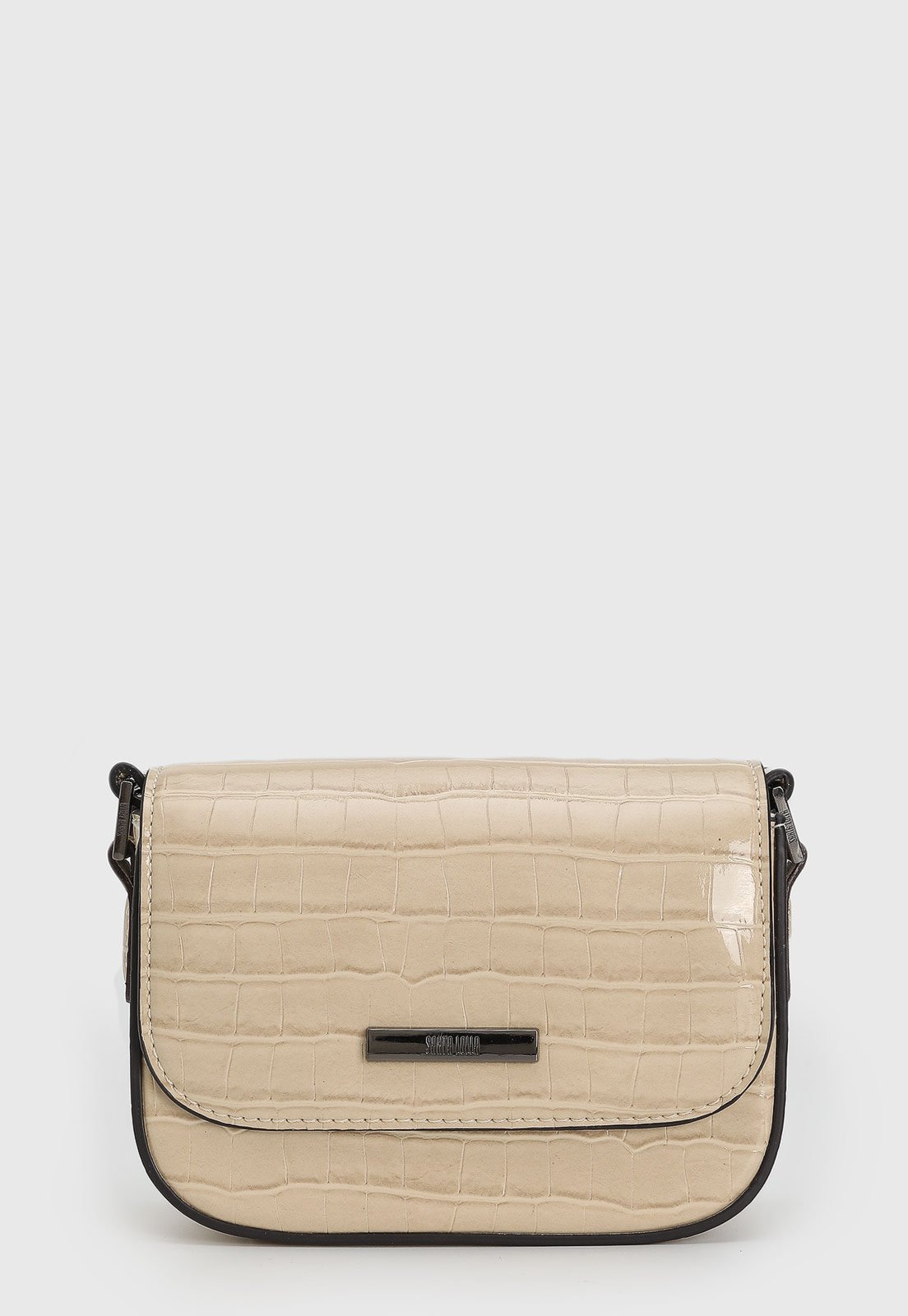 Imagem principal Bolsa Feminina Santa Lolla Croco Alça Ajustável Santa Lolla bege