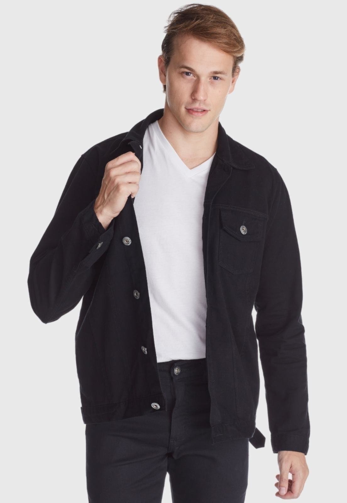 Imagem principal Jaqueta Jeans Zuren Black Amaciado Preto ZUREN preto black