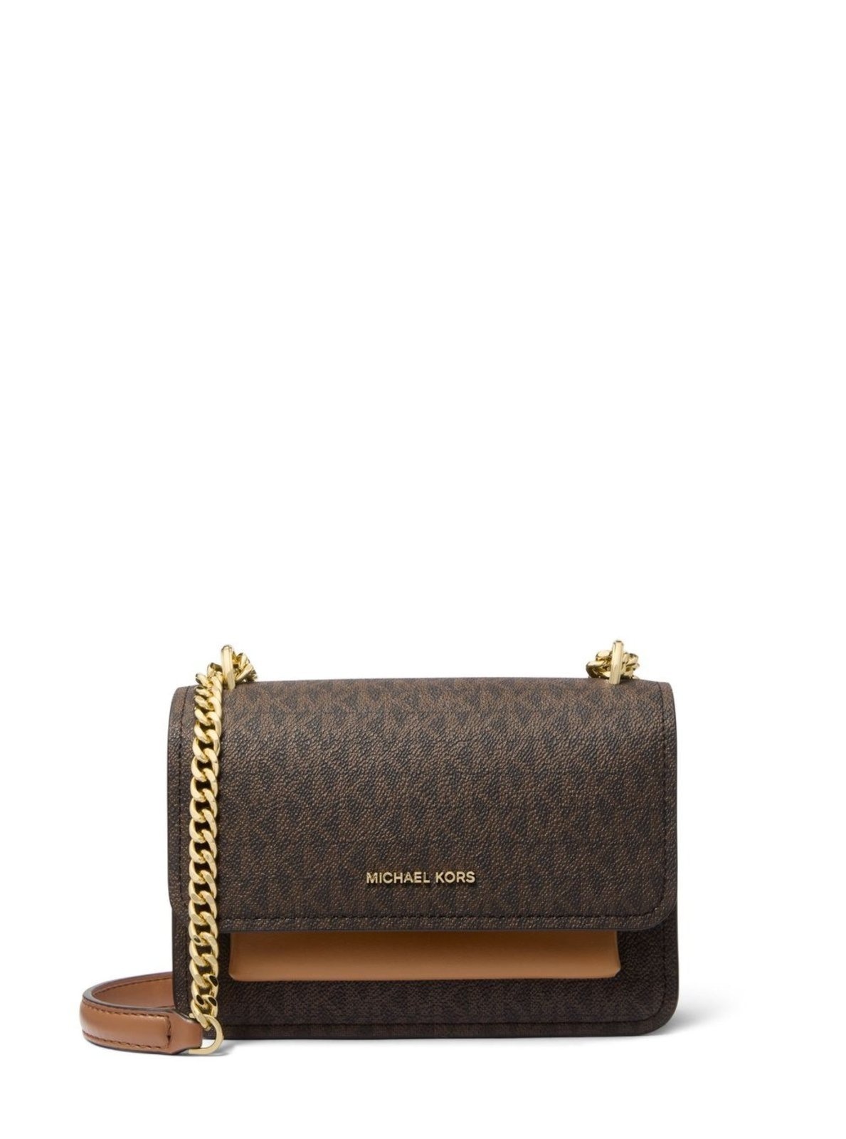 Imagem principal Bolsa Transversal Claire Logo Pequena 32R5gc7c1b252 Michael Kors marrom