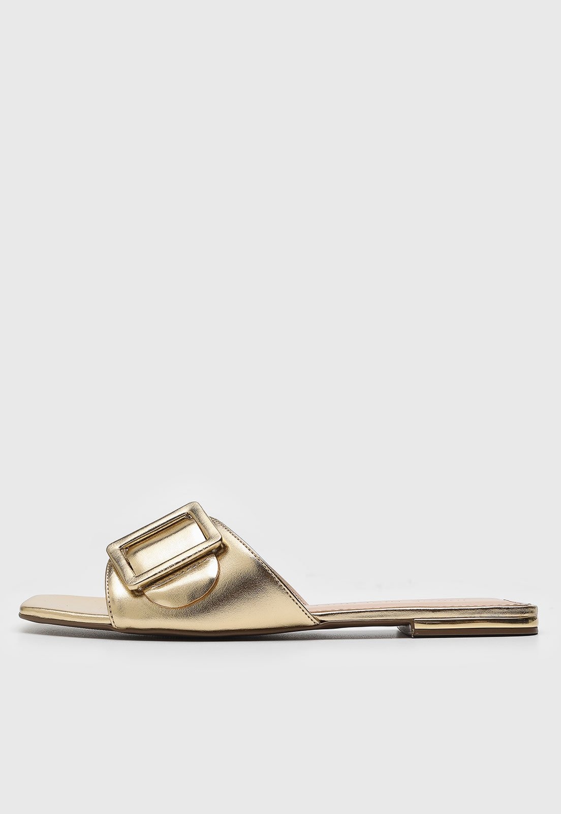 Imagem principal Rasteira Jorge Bischoff Maxi Fivela Dourada Jorge Bischoff dourado