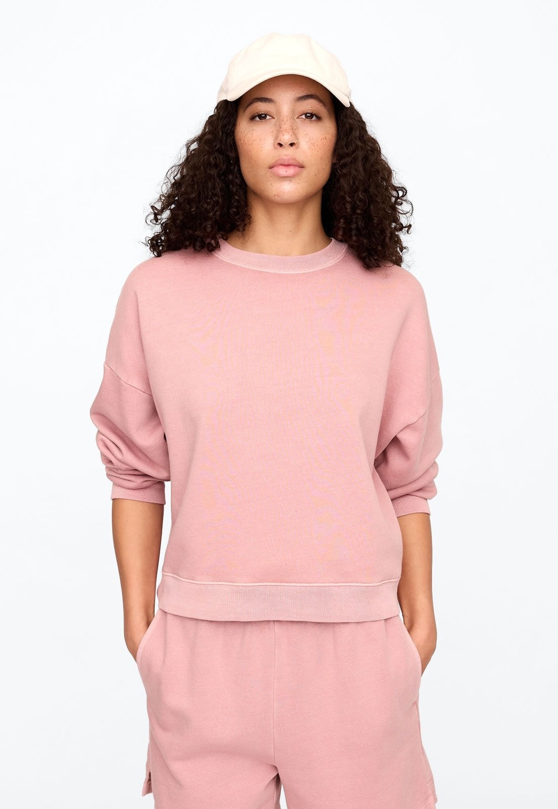 Imagem principal Blusa de Moletom Fechada GAP Lisa GAP rosa