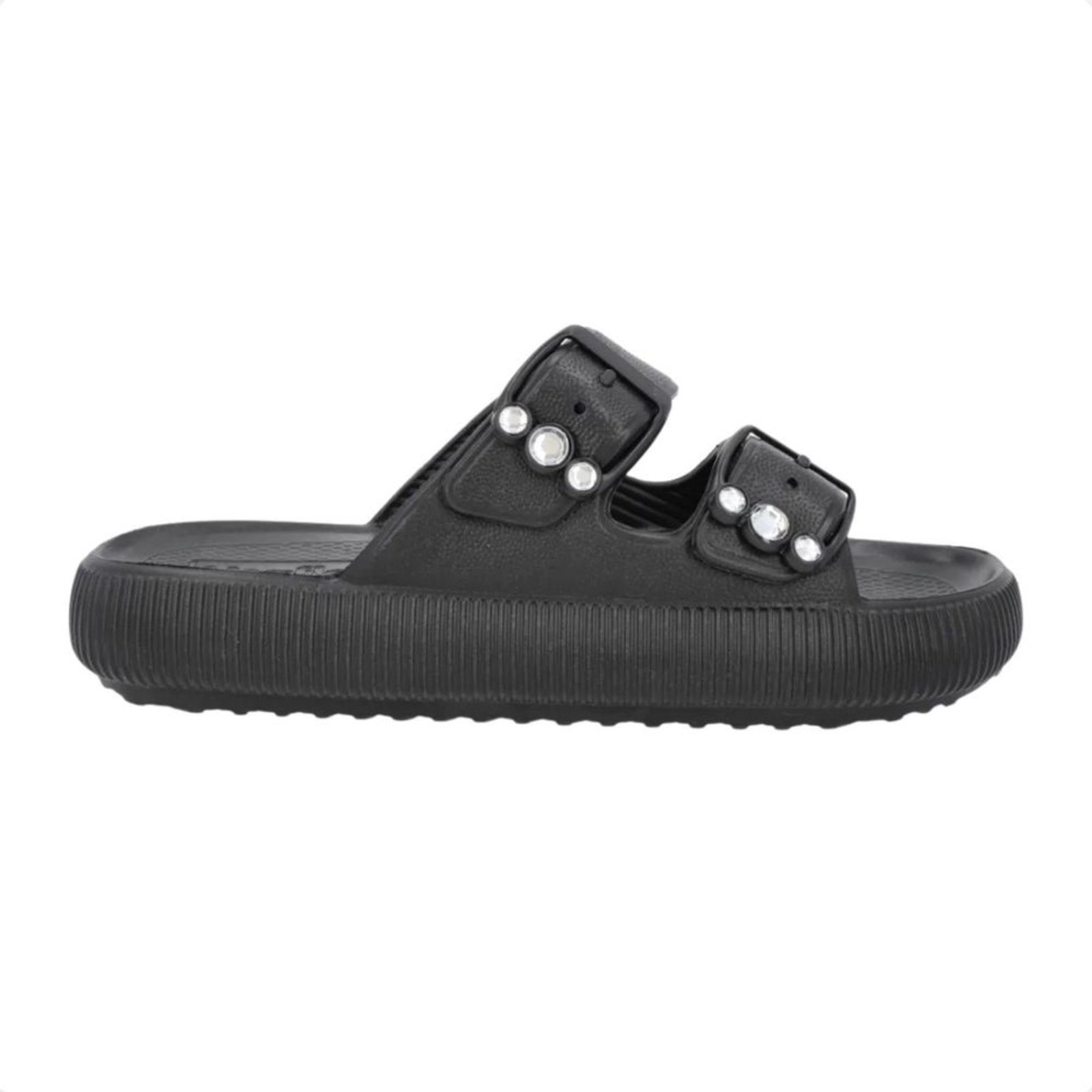 Imagem principal Chinelo Feminino Slide Poofy Fivela Usaflex Usaflex preto