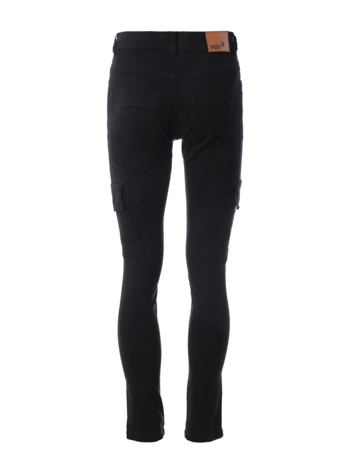 Imagem principal Calça Sarja Slim Cargo Masculina Vels preto