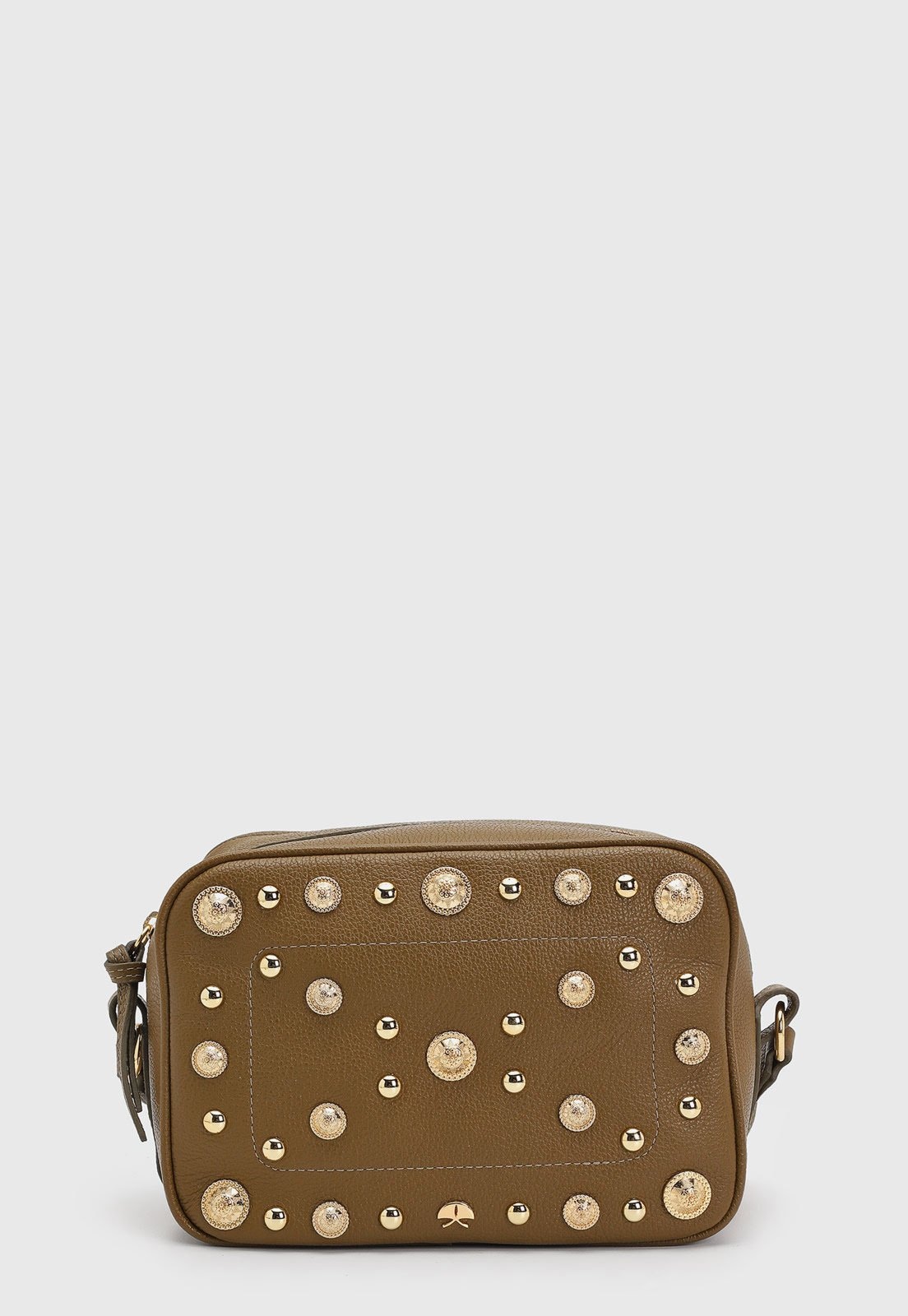 Imagem principal Bolsa Feminina Luiza Barcelos Média Tachas Dourada Luiza Barcelos marrom