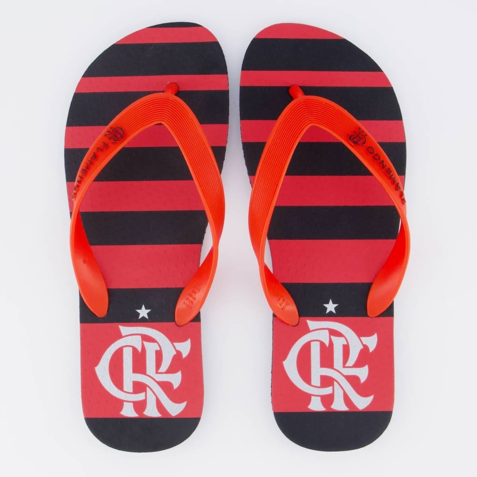 Imagem principal Chinelo Flamengo Manto 1 24 e Preto Neorubber vermelho