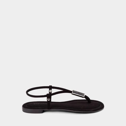 Sandália Rasteira Penélope Nobuck