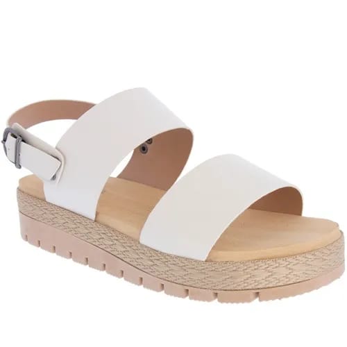 Sandália Gabriela Plataforma Tratorada Linho