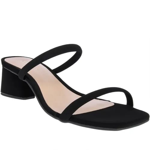 Tamanco Penélope Salto Geométrico Nobuck