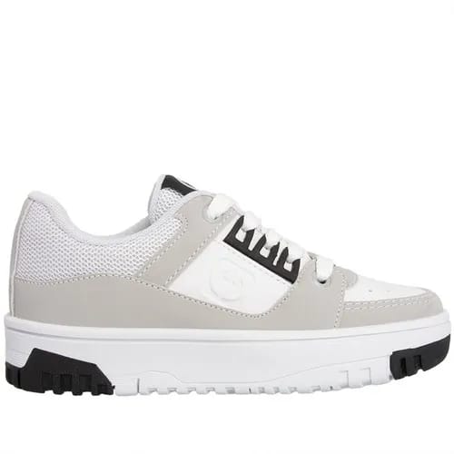 Tênis Infantil Ollie Originals Rocky Street Recortes Nobuck & Branco