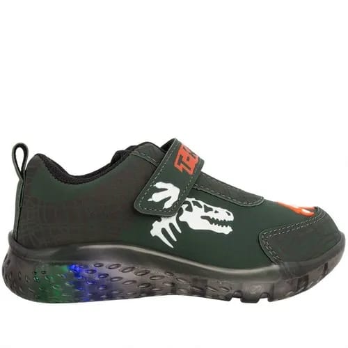 Tênis Infantil Vertus Casual T-Hex Tira Contato LED Verde
