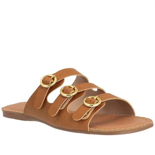 Rasteira Penélope Três Fivelas