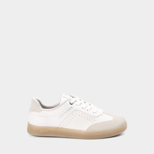 Tênis Casual Via Marte Feminino Prepontos Recortes Perolado