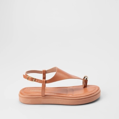 Imagem principal Sandália Feminina Gabriela Flatform Detalhe Bold GABRIELA Nude