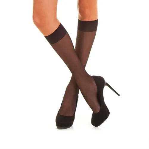 Meia 3/4 Feminina Trifil Europeu Fio 20 Preta