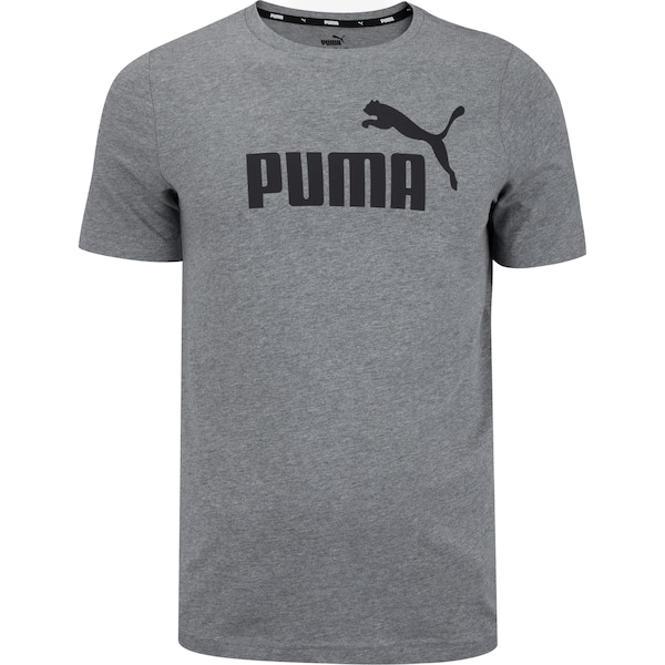 Imagem principal Camiseta Puma Manga Curta Essentials Logo Tee - Masculina Puma CINZA