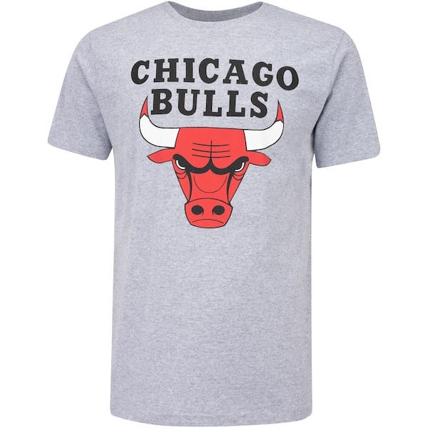 Imagem principal Camiseta Chicago Bulls NBA Manga Curta Estampada - Masculina NBA CINZA MESCLA