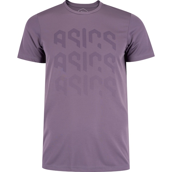 Imagem principal Camiseta Masculina ASICS Manga Curta Logo Ao Cmc Ct ASICS ROXO