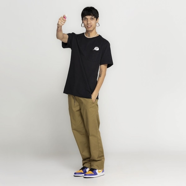 Imagem principal Camiseta Huf Manga Curta In The Pocket HUF PRETO