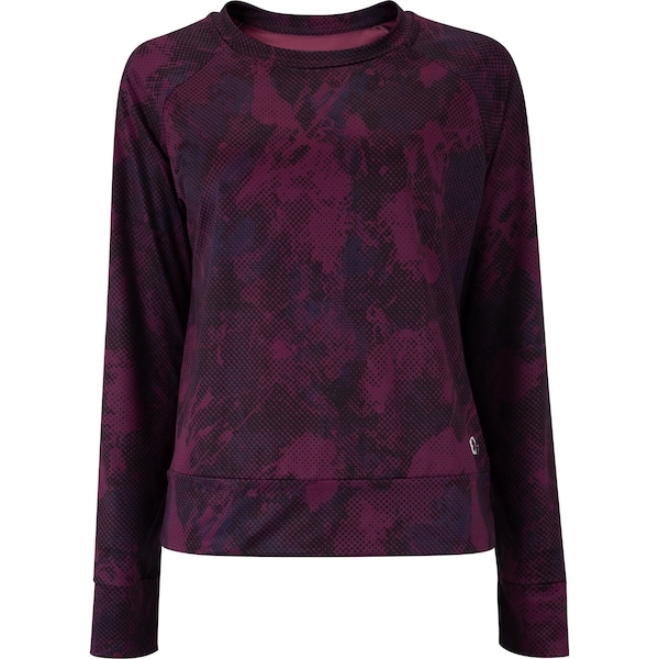 Imagem principal Camiseta Feminina Vestem Manga Longa Anastasia Vestem PRETO/ROXO