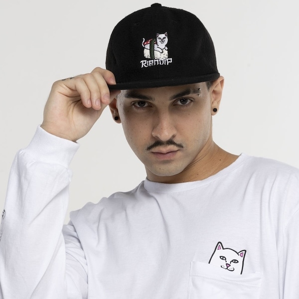 Imagem principal Boné Ripndip Aba Reta Strapback 2296 PRETO