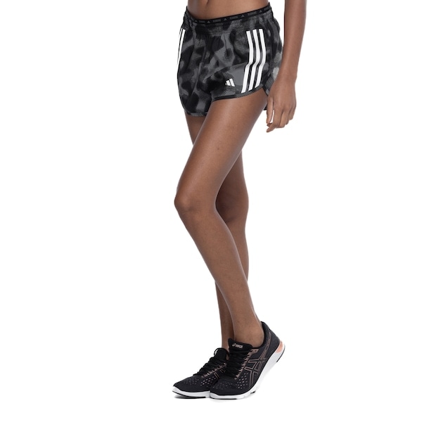 Imagem principal Short Feminino adidas OTR AOP Adidas CINZA ESCURO/PRETO
