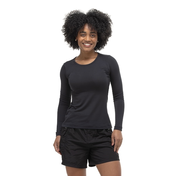Imagem principal Camiseta Feminina Nord Manga Longa Segunda Pele Skin Nord Outdoor PRETO