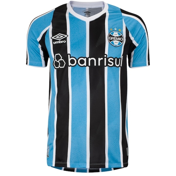 Imagem principal Camisa do Grêmio I 24 Umbro Masculina Torcedor Umbro AZUL/PRETO