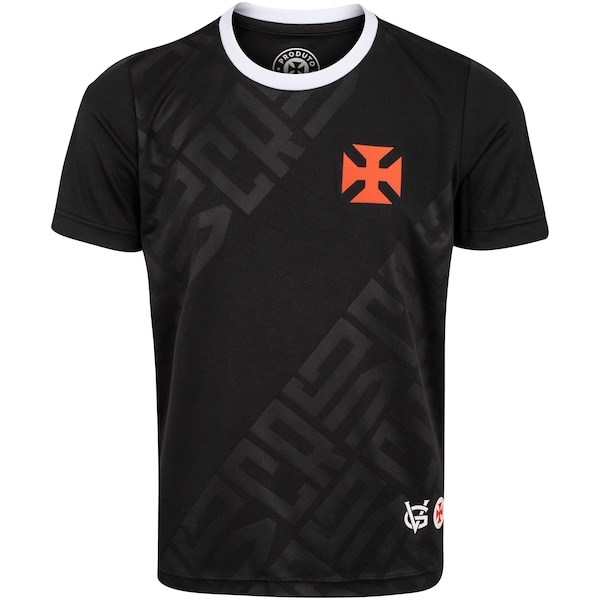 Imagem principal Camiseta do Vasco da Gama Juvenil Dry Vasco PRETO