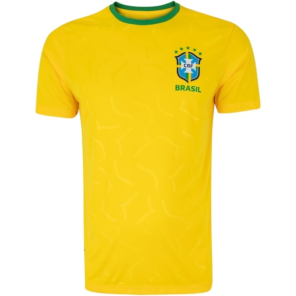 Imagem principal Camiseta da Seleção do Brasil CBF Masculina Cbf AMARELO