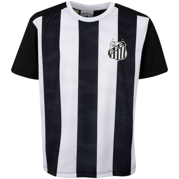 Imagem principal Camiseta do Santos Braziline Infantil Matriz braziline PRETO/BRANCO