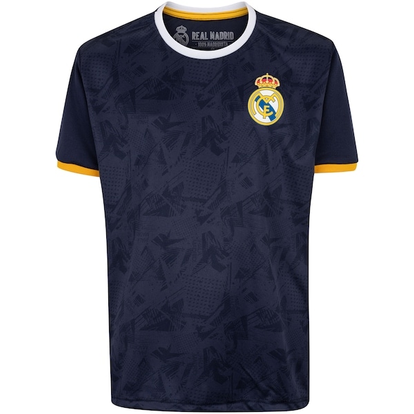 Imagem principal Camiseta do Real Madrid Braziline Infantil King braziline AZUL ESCURO