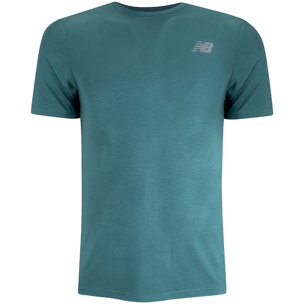 Imagem principal Camiseta Masculina New Balance Active Logo New Balance VERDE ESCURO