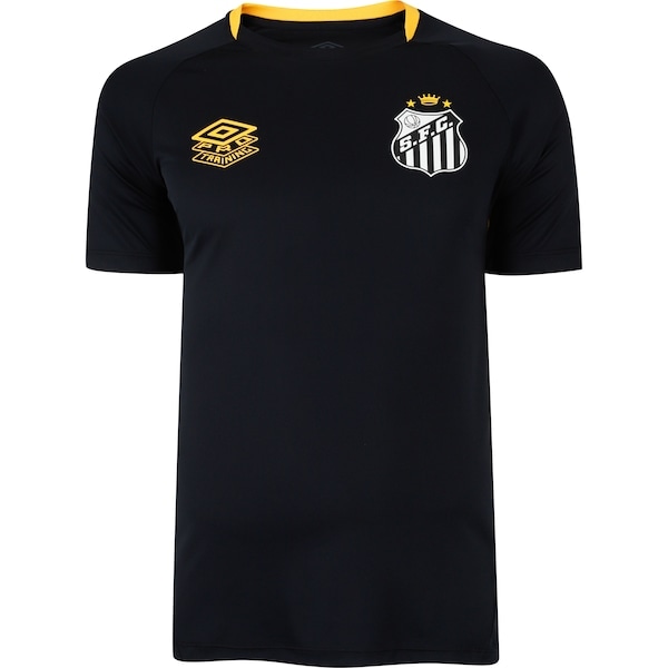 Imagem principal Camisa do Santos 25/26 Treino Umbro Masculina Umbro PRETO/AMARELO