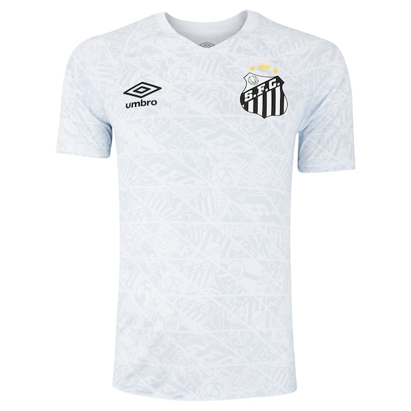 Imagem principal Camisa do Santos Pré Jogo Torcedor 25/26 Umbro Masculina Umbro BRANCO/CINZA