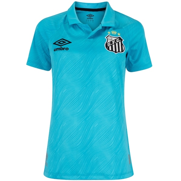 Imagem principal Camisa do Santos Especial Neymar Jr 2025 Torcedor Umbro Feminina Umbro AZUL/PRETO