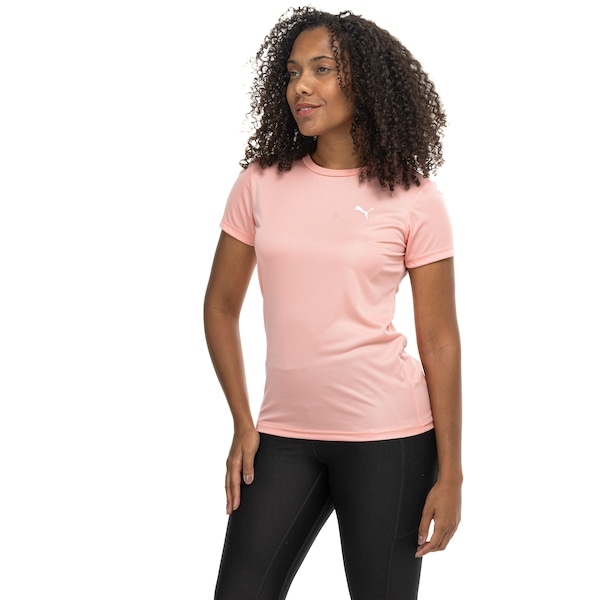 Imagem principal Camiseta Puma Essential Logo Poly Feminina Puma ROSA