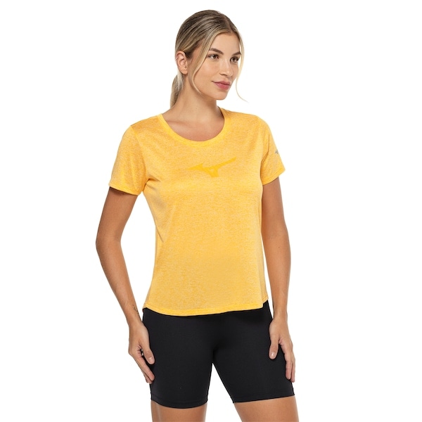 Imagem principal Camiseta Mizuno Spark Big Logo 2 Feminina Mizuno AMARELO