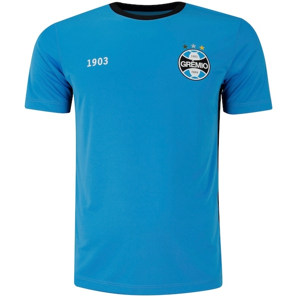 Imagem principal Camiseta do Grêmio Recorde III Betel Masculina Betel AZUL/PRETO