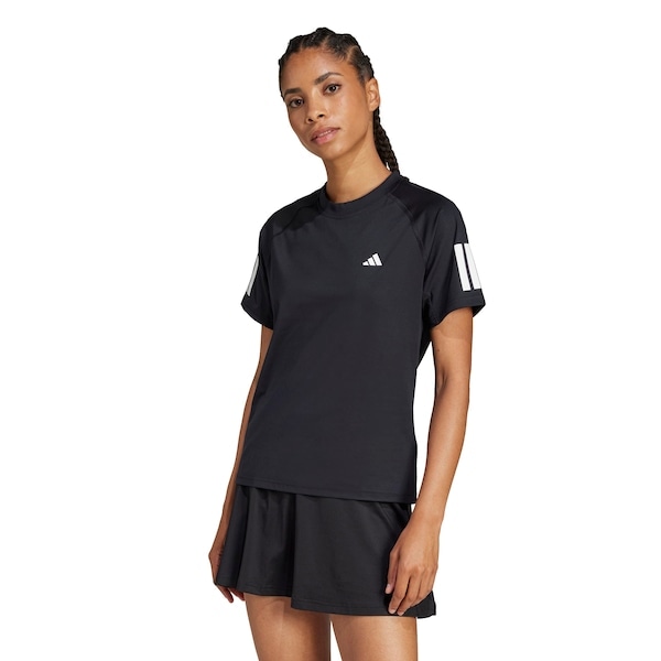 Imagem principal Camiseta adidas Club Três Listras Tênis Climacool Feminina Adidas PRETO