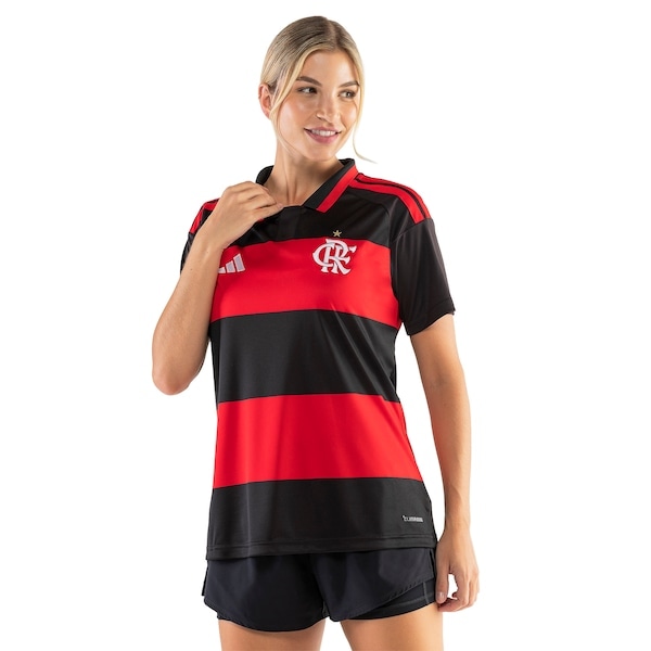 Imagem principal Camisa do Flamengo I 26 Torcedor adidas Feminina Adidas VERMELHO/PRETO